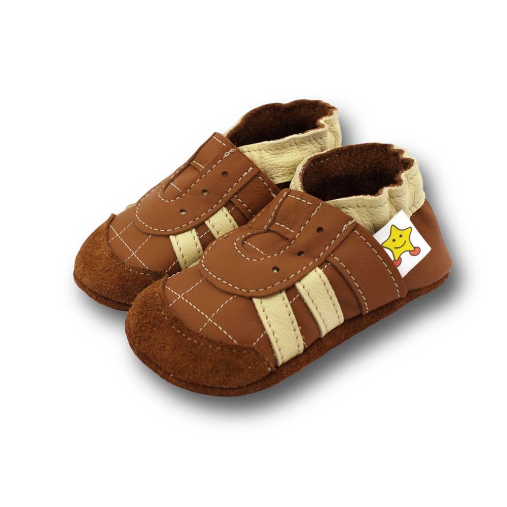 Sporty – braun/beige mit Krabbelkappe