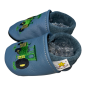 Preview: Lederschuhe Trecker auf taubenblau
