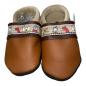 Preview: Lauflernschuhe mit Webband Ritter auf braun