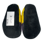 Preview: Lederschuhe schwarz und gelb mit Softbund