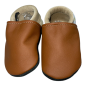 Preview: Krabbelschuhe braun/beige