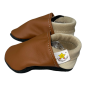 Preview: Krabbelschuhe braun/beige