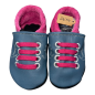 Preview: Lauflernschuhe Schnürchen mit Gummisohle Safty
