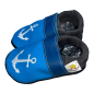 Preview: Krabbelschuhe Anker auf blau