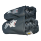 Preview: Lauflernschuhe Fuchs auf grau mit Stoppy