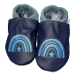 Preview: Lauflernschuhe Regenbogen auf blau