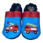 Preview: Lauflernschuhe Feuerwehr auf taubenblau