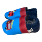 Preview: Lauflernschuhe Feuerwehr auf taubenblau