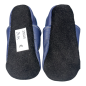 Preview: Lederpuschen in blau