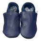 Preview: Lederpuschen in blau