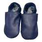 Preview: Lauflernschuhe Lederpuschen in blau