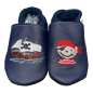Preview: Lauflernschuhe Pirat & Schiff auf blau