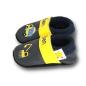 Preview: Krabbelschuhe Baustelle gelb-blau