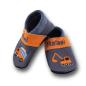 Preview: Hausschuhe Baustelle blau orange