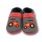 Preview: Lauflernschuhe roter Trecker auf grau