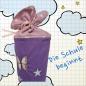 Preview: Schultüte Schmetterling auf lila in verschiedenen Größen