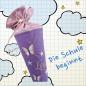 Preview: Schultüte Schmetterling auf lila in verschiedenen Größen