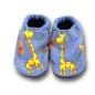 Preview: Vegane Krabbelpuschen Giraffe und Affe