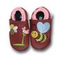 Preview: Krabbelschuhe Biene mit Softbündchen