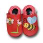 Preview: Krabbelschuhe Biene mit Softbündchen