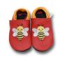 Preview: Krabbelschuhe Biene mit Softbündchen