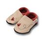 Preview: Krabbelschuhe Schmetterling im Flug auf beige