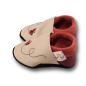 Preview: Krabbelschuhe Schmetterling im Flug auf beige