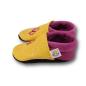 Preview: Krabbelschuhe Schmetterling 2015 auf gelb