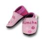 Preview: Krabbelschuhe Schmetterling im Flug auf rosa