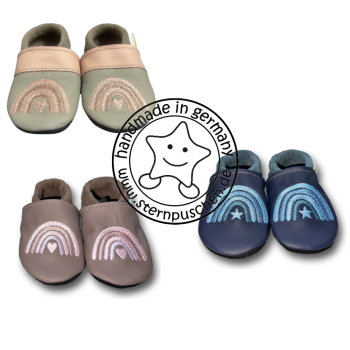 Lederpuschen Regenbogen