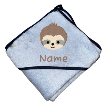 Kapuzenbadetuch Faultier