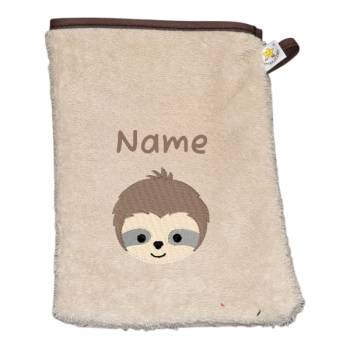 Waschhandschuh Faultier