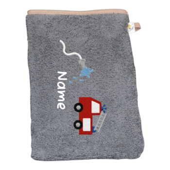 Waschhandschuh Feuerwehr