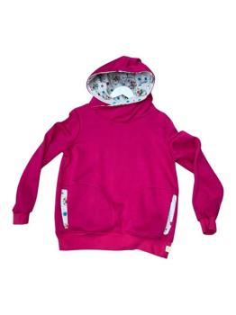 Pulli mit Tasche & Kapuze Totenkopf