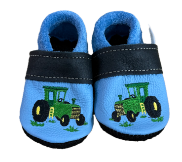 Lauflernschuhe Trecker auf hellblau