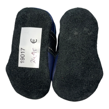 Lauflernschuhe Trecker auf dunkelblau