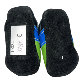 Lederschuhe in grün