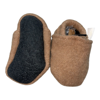 Wollwalkpuschen in beige