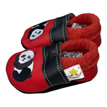 Preview: Lederpuschen Panda