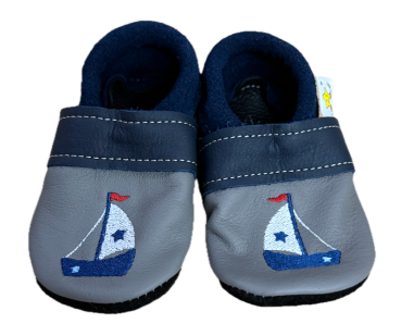 Lauflernschuhe Segelschiff
