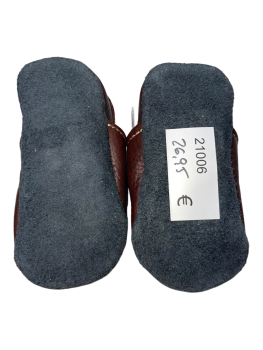 Lauflernschuhe Schwein auf braun