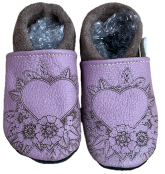 Lauflernschuhe Herz Ornamente