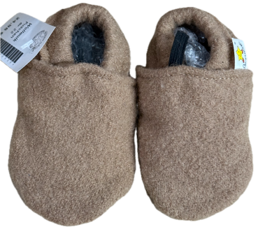 Wollwalkpuschen Camel - Kopie