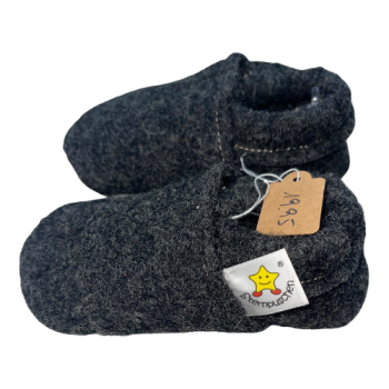 Wollwalkpuschen in sand