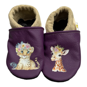 Krabbelschuhe Tiger & Giraffe
