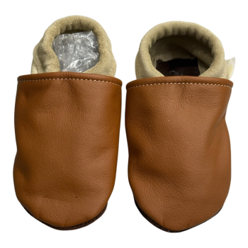 Krabbelschuhe Braun
