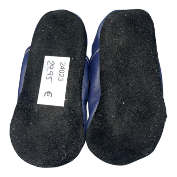 Krabbelschuhe Anker auf blau