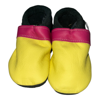 Krabbelschuhe in gelb