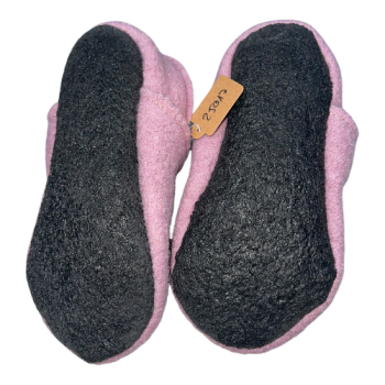 Wollwalkpuschen in rosa