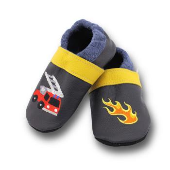 Lederpuschen Feuerwehr Flamme